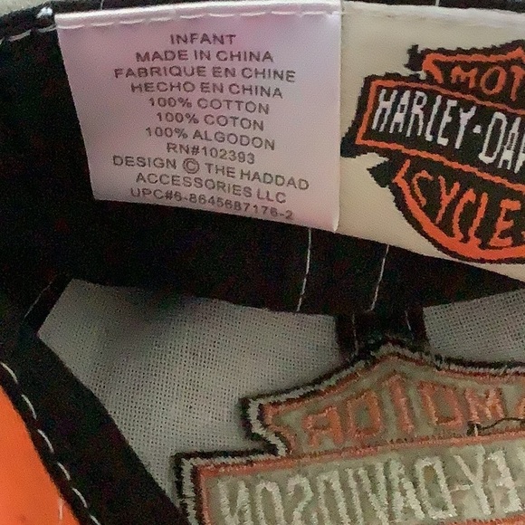 Harley-Davidson infant new cap with Velcro closure - Picture 4 of 4